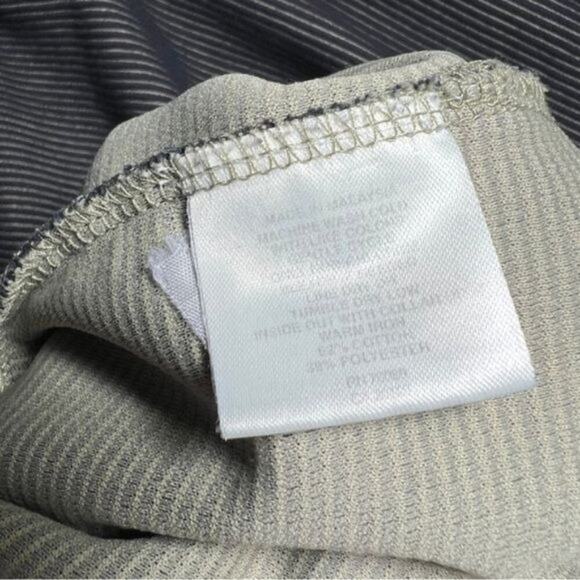 Callaway Cotton Striped Polo, Navy and White, L - Picture 7 of 9